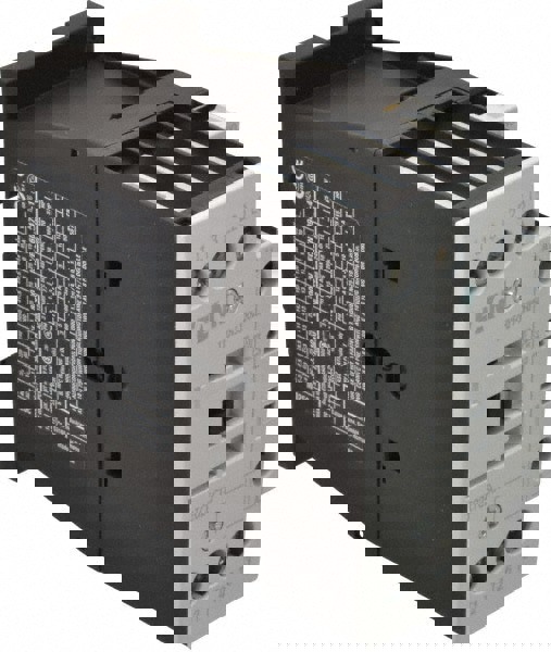 IEC Contactor: 3 Poles, 25 A Load Amps-Inductive, 45 A Load Amps-Resistive, NO